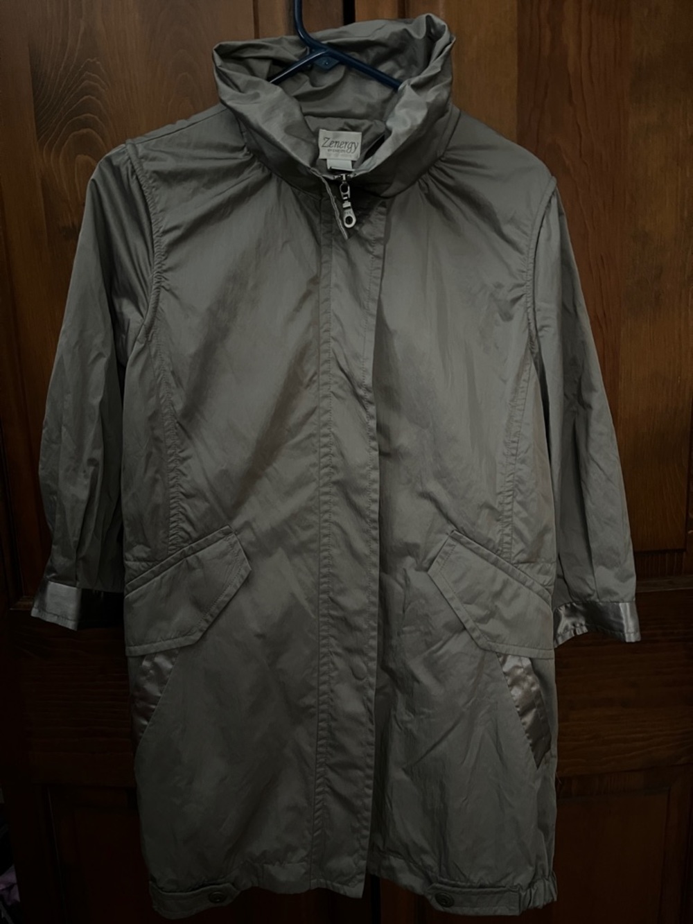 Women's Gray Utility Anorak Jacket